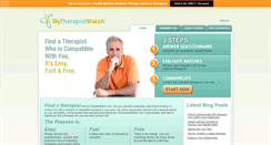 Desktop Screenshot of mytherapistmatch.com